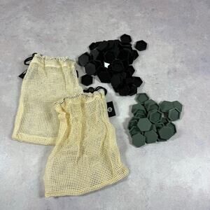 Letterfolk Tile Lot 55 Black and 26 Gray with Storage Bags